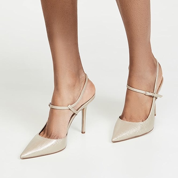 Sam Edelman AYLA ANKLE STRAP POINTED TOE Pump - Picture 7 of 7